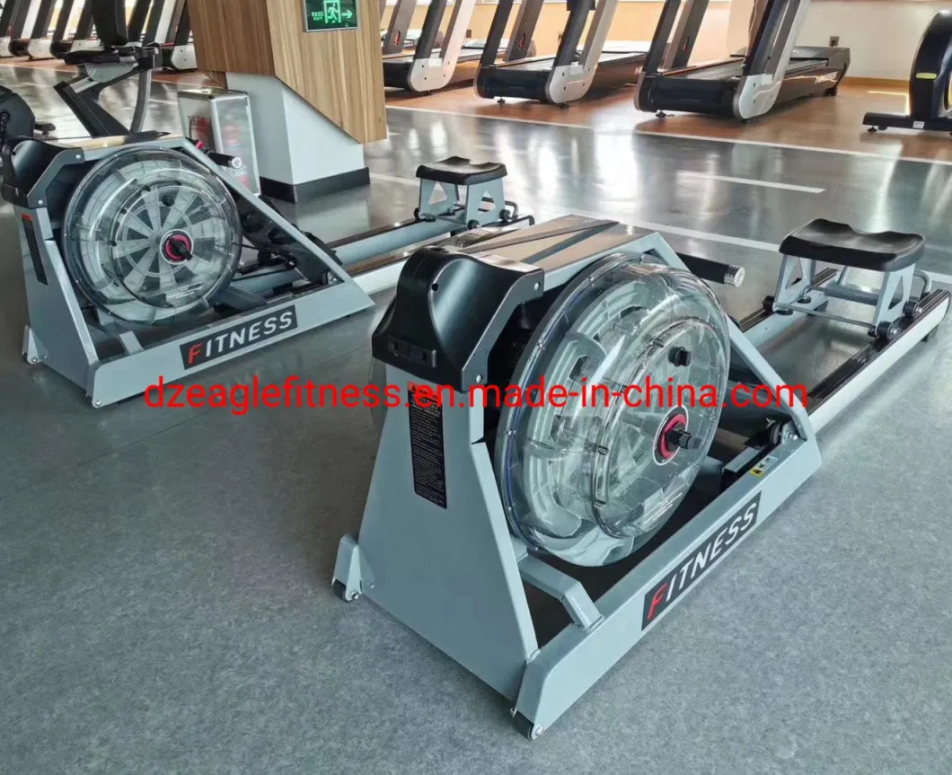Commercial Gym Equipment Wooden Water Rower Rowing Machine / Cadio Water Resistance Rower/ Water Rower