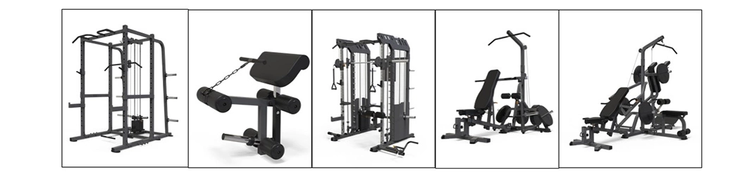 Light Commerical Fitness Equipment with CE/En957/TUV/SGS/OHSAS Multi-Functional Strength Trainer Body Building Fitness/Home Gym Smith Machine with Power
