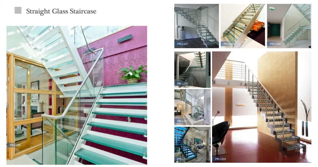Factory Direct LED Light Steel Stairs