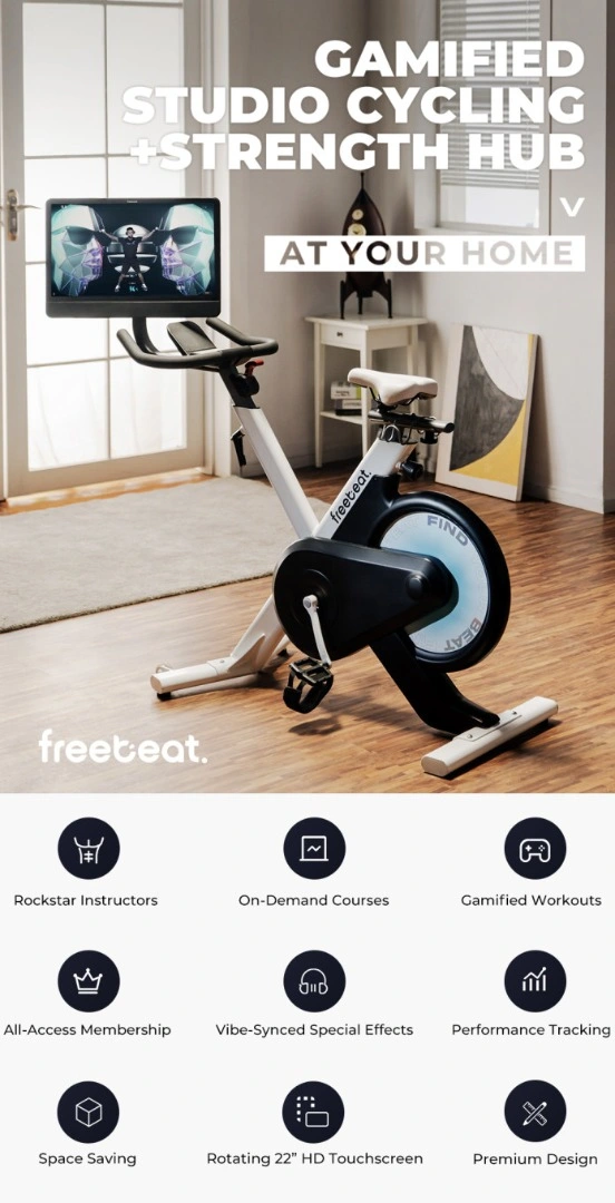 21.5&quot; Screen Home Use Exercise Equipment Spin Bike